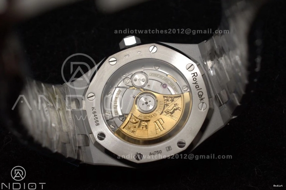 Royal SA3120 SS Oak 37mm Edition on APSF 1:1 Dial Clone Grey Frosted 15454 Best Bracelet SS Textured Super 0516